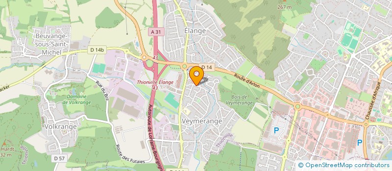 localisation de l'entreprise SCI DERRIERE LE JOLI BOIS à THIONVILLE