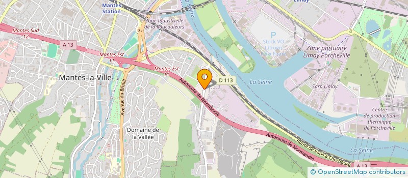 localisation de l'entreprise SCI DERROUAZI IMMO  MANTES-LA-VILLE