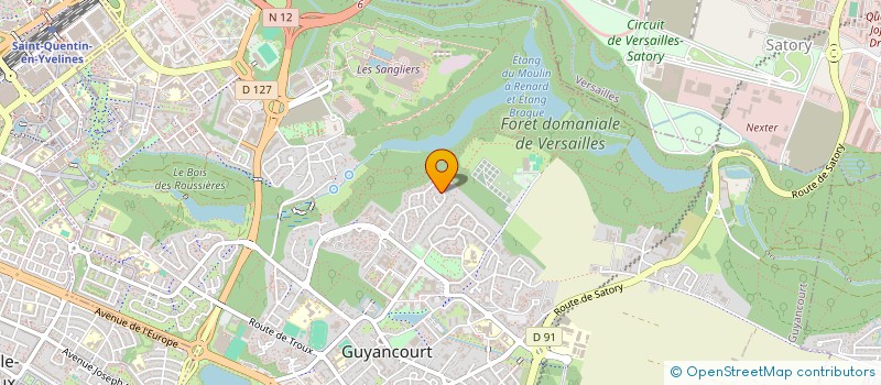 localisation de l'entreprise SCI DERUDDER  GUYANCOURT