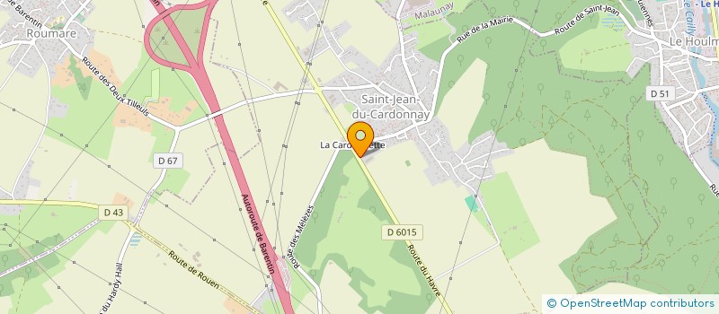 localisation de l'entreprise SCI DERVAL  SAINT-JEAN-DU-CARDONNAY