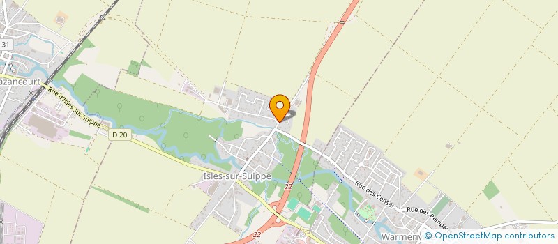 localisation de l'entreprise SCI DERVAL HARDY  ISLES-SUR-SUIPPE