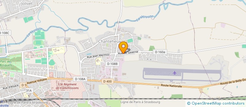 localisation de l'entreprise SCI DERVAUX  CHANTEHEUX