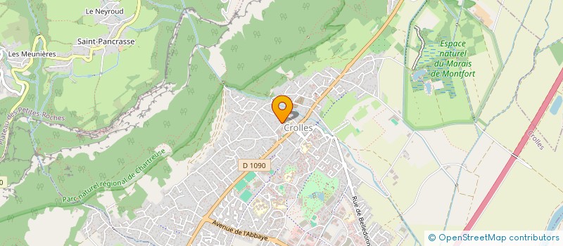 localisation de l'entreprise SCI DERVIEUX PAUL  CROLLES