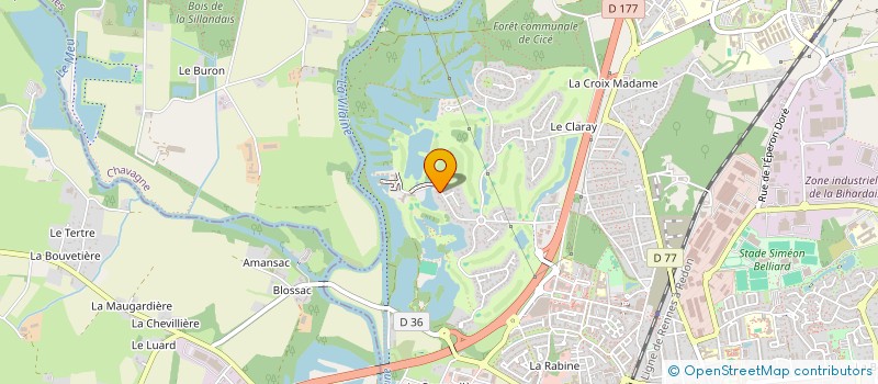 localisation de l'entreprise SCI DERVILLE  BRUZ