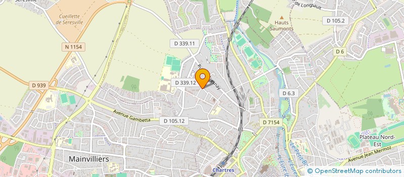 localisation de l'entreprise SCI DERVIS à CHARTRES