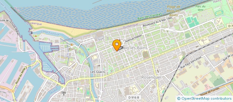 localisation de l'entreprise SCI DERY à DUNKERQUE