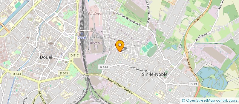 localisation de l'entreprise SCI DERY  SIN-LE-NOBLE