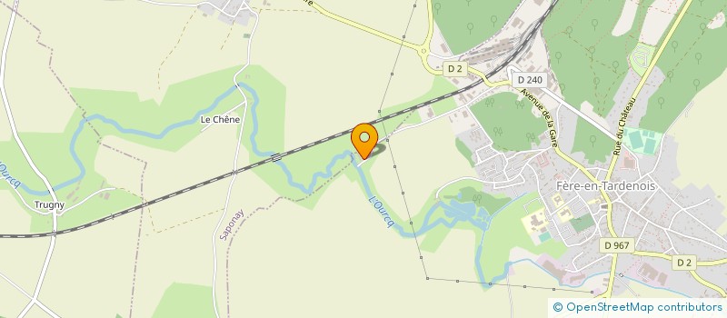 localisation de l'entreprise SCI DES 100 CHEVAUX  FERE-EN-TARDENOIS