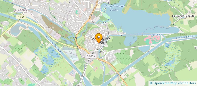 localisation de l'entreprise SCI DES 13 ET 15 AV D ITALIE  CONDE-SUR-L'ESCAUT