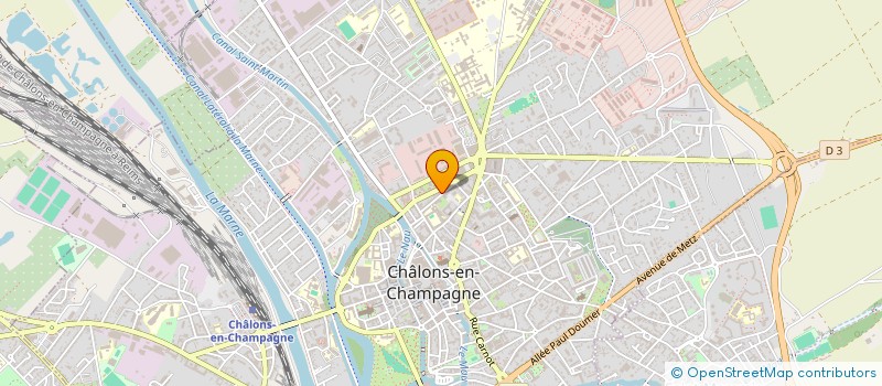 localisation de l'entreprise SCI DES 13 ET 15 RUE DES MEULES  CHALONS-EN-CHAMPAGNE