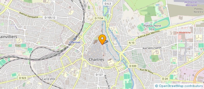 localisation de l'entreprise SCI DES 14 ET 16 RUE DE LA CHAINE à CHARTRES