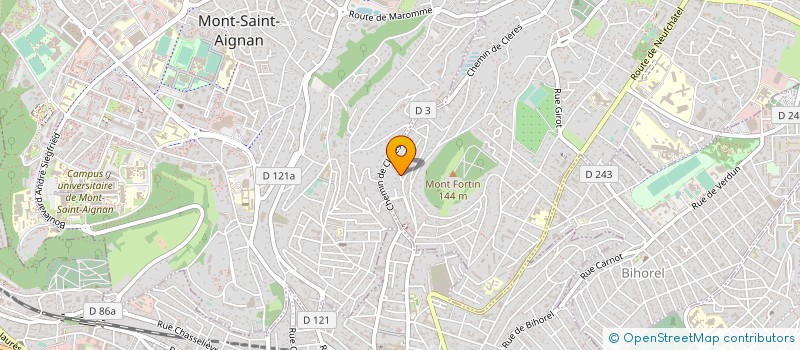 localisation de l'entreprise SCI DES 14 ET 16 RUE DES MERCIERS à BOIS-GUILLAUME