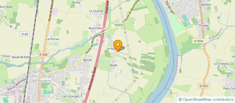 localisation de l'entreprise SCI DES 15 A 16  SAINT-GEORGES-DE-RENEINS