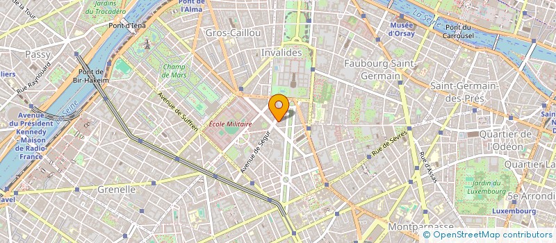 localisation de l'entreprise SCI DES 15 ET 17 AVENUE DE SEGUR  PARIS