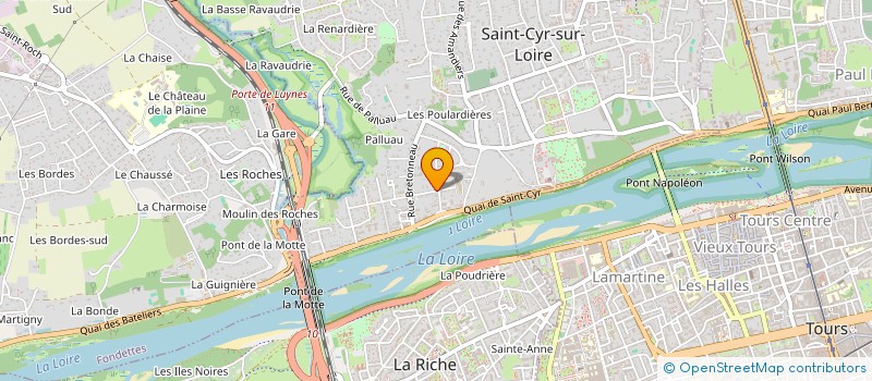 localisation de l'entreprise SCI DES 17-19 RUE DE LEVIS à SAINT-CYR-SUR-LOIRE