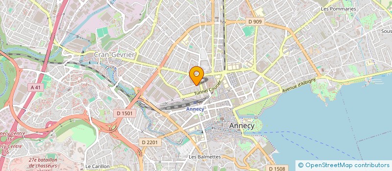 localisation de l'entreprise SCI DES 17 B 19 ET 23 AV DE CHAMBERY à ANNECY