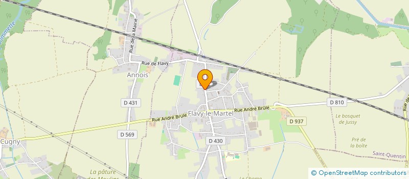 localisation de l'entreprise SCI DES 17 SETIERS à FLAVY-LE-MARTEL