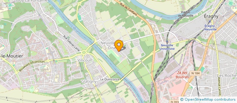localisation de l'entreprise SCI DES 19 ET 21 ROUTE NATIONALE à NEUVILLE-SUR-OISE