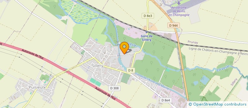 localisation de l'entreprise SCI DES 191 ET 193 RUE DU BARBATRE  SILLERY