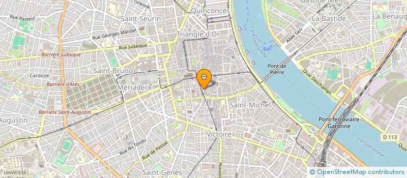 localisation de l'entreprise SCI DES 2 4 6 R GALLERAND à BORDEAUX