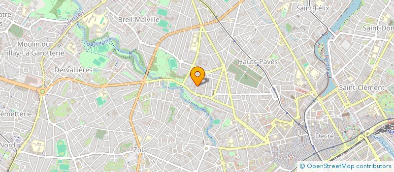 localisation de l'entreprise SCI DES 2 AIRS à NANTES