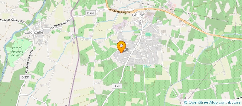 localisation de l'entreprise SCI DES 2 ARSOUILLES  GRILLON