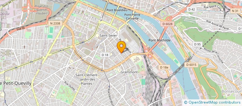 localisation de l'entreprise SCI DES 2 AS  ROUEN