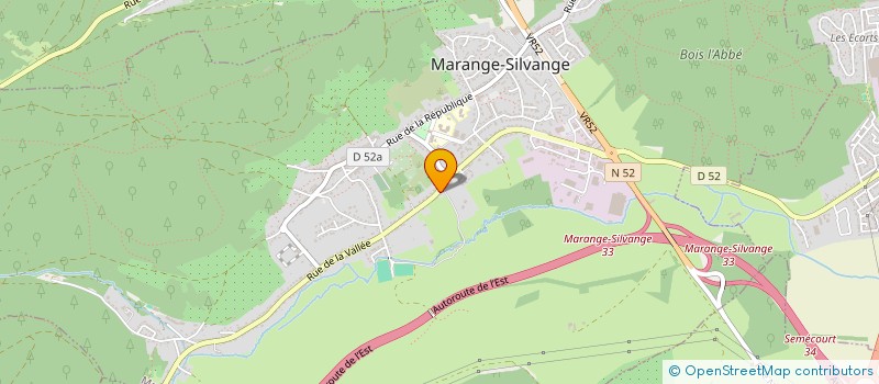 localisation de l'entreprise SCI DES 2 BANS  MARANGE-SILVANGE