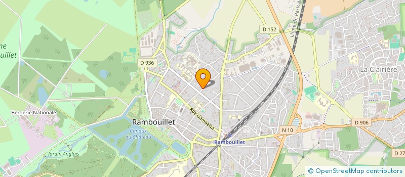 localisation de l'entreprise SCI DES 2 CEDRES  RAMBOUILLET