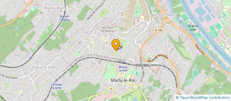 localisation de l'entreprise SCI DES 2 CHEMINS à NOISY-LE-ROI