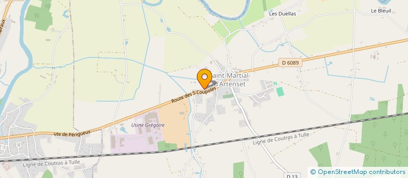 localisation de l'entreprise SCI DES 2 CHENES  LE PIZOU