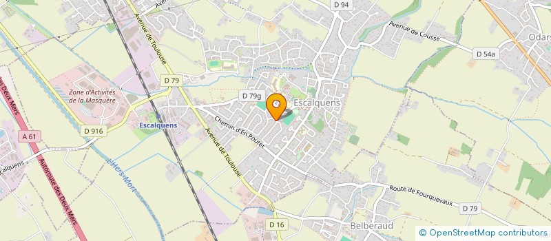 localisation de l'entreprise SCI DES 2 FRERES  ESCALQUENS