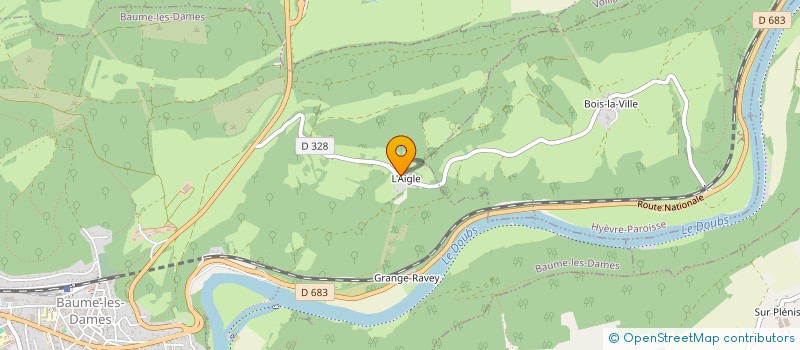 localisation de l'entreprise SCI DES 2 LIONS  AUTECHAUX