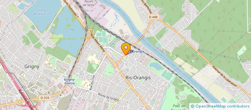 localisation de l'entreprise SCI DES 2 M à RIS-ORANGIS