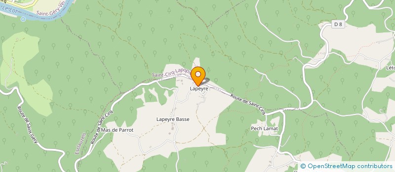 localisation de l'entreprise SCI DES 2 M  BERGANTY