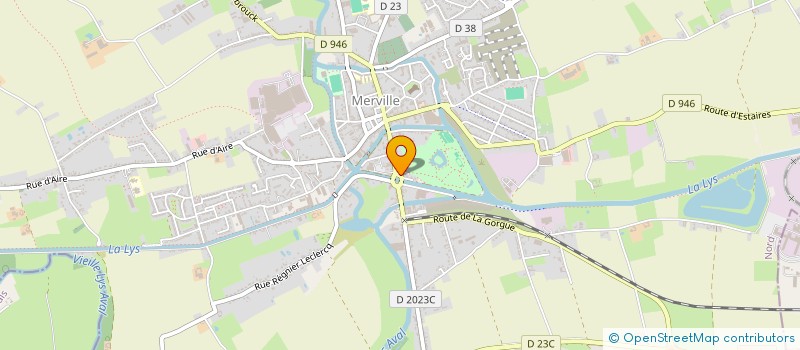 localisation de l'entreprise SCI DES 2 PONTS  MERVILLE