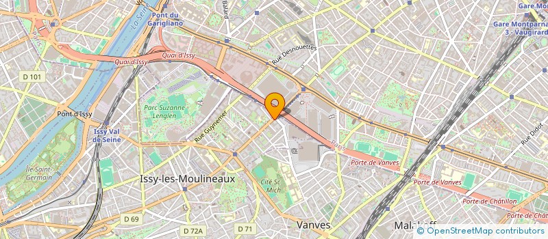 localisation de l'entreprise SCI DES 2 POSTILLONS à ISSY-LES-MOULINEAUX