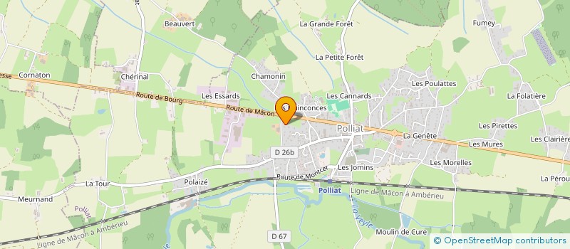 localisation de l'entreprise SCI DES 2 S à POLLIAT