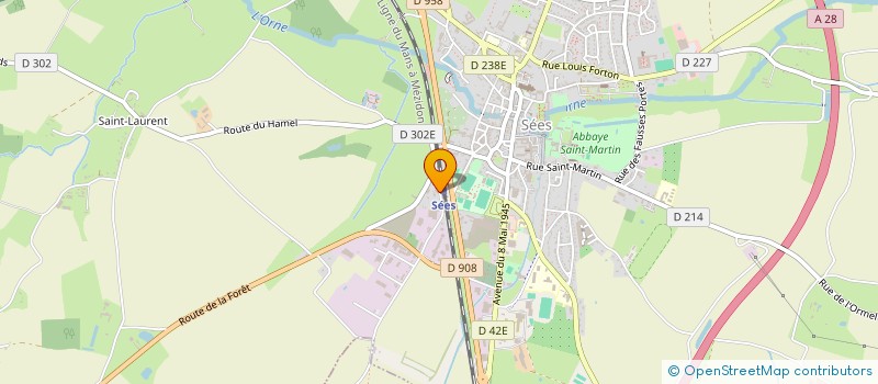 localisation de l'entreprise SCI DES 2 S à SEES