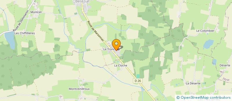 localisation de l'entreprise SCI DES 2 T  BEREZIAT