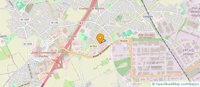 localisation de l'entreprise SCI DES 2 TILLEULS à LESQUIN