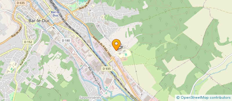 localisation de l'entreprise SCI DES 2 VALLEES à VAL D'ORNAIN