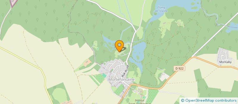 localisation de l'entreprise SCI DES 20 22 RUE COROT  MORTEFONTAINE