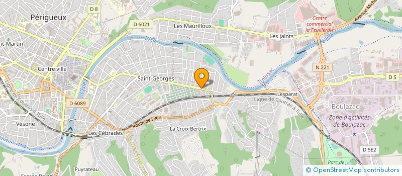 localisation de l'entreprise SCI DES 207-209 BD DU PETIT CHANGE à PERIGUEUX