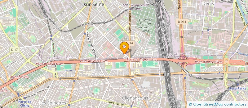 localisation de l'entreprise SCI DES 22 ARPENTS à SAINT-OUEN-SUR-SEINE