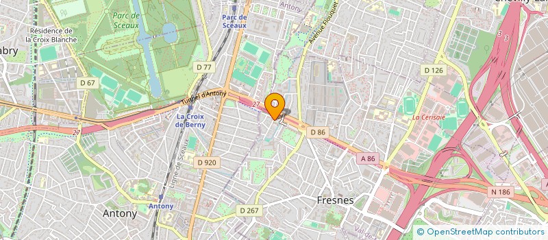 localisation de l'entreprise SCI DES 22 ET 24 RUE ARAGO  LOUVECIENNES