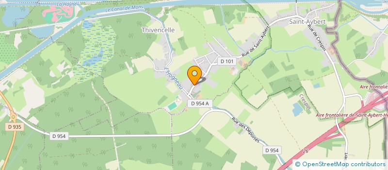 localisation de l'entreprise SCI DES 23-25 DE SAINT AYBERT à THIVENCELLE
