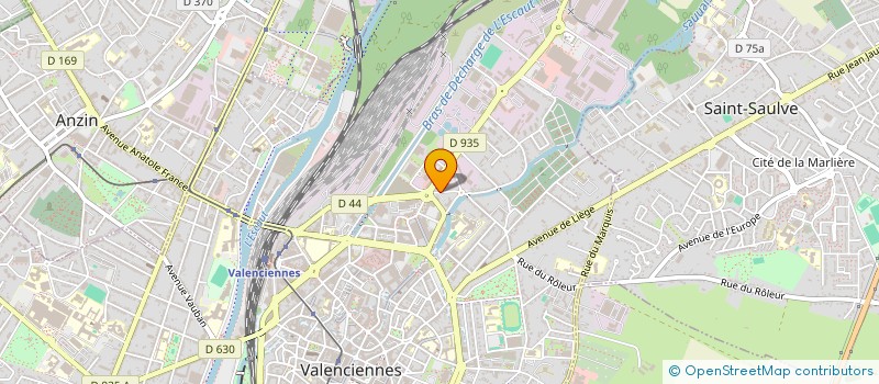 localisation de l'entreprise SCI DES 24  VALENCIENNES