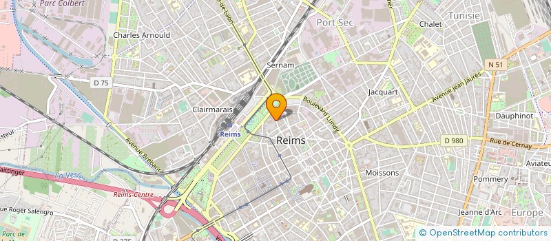 localisation de l'entreprise SCI DES 25 ET 27 RUE DU GENERAL SARRAIL  REIMS