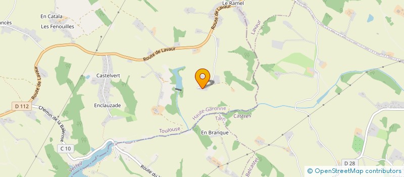 localisation de l'entreprise SCI DES 25 PRINTEMPS  LAVALETTE